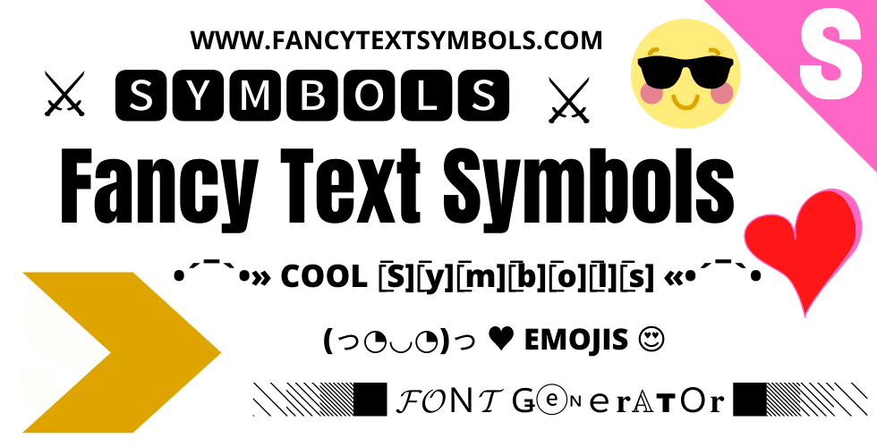 Symbols⚡ ~ ᐈ 𝕮𝖔𝖔𝖑 & Stylish Symbols, Fonts, Emoji ✓